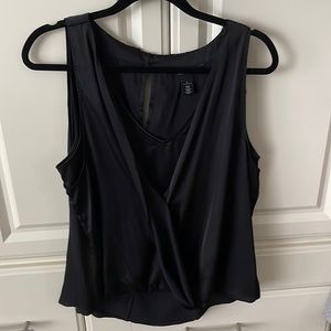 White House Black Market Faux Wrap Top